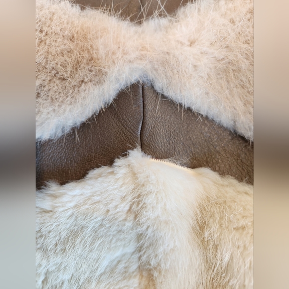 Famous David Hochstein Furrier Fox and Leather dress coat - Vintage - Picture 3 of 15